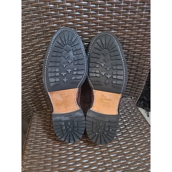 Allen Edmonds Cornell Monk Strap Dress Shoes Mens 9 EEE Cognac Brown Made In USA - Picture 8 of 11